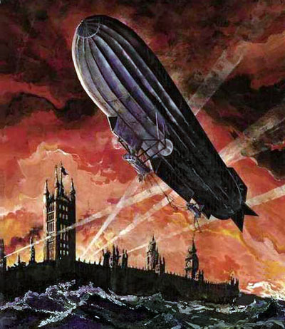 Zeppelin over London.