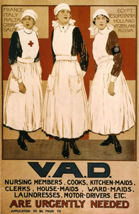 VAD recruitment poster.