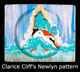 Clarice Cliff Newlyn plate